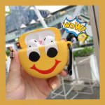 Wholesale Cute Design Cartoon Silicone Cover Skin for Airpod (1 / 2) Charging Case (Emoji Smile Face)